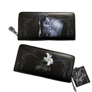Ladies Faith zipper wallet accordion style NWT by DGAngels DGA